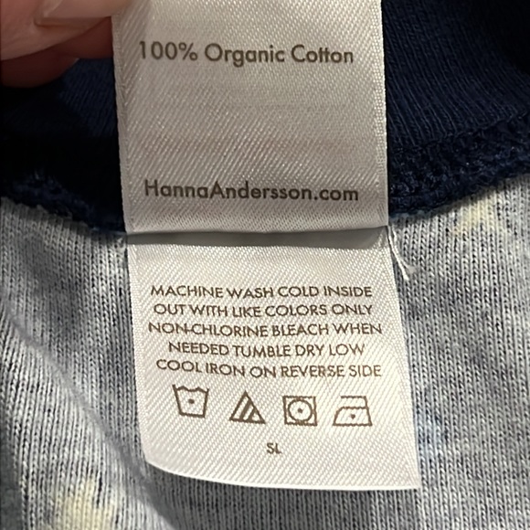 Hanna Andersson Organic Space Stars Moon Galaxy Print - Picture 4 of 7